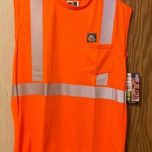 New ~ Radians RadWear USA Men's Class 2 Mesh Sleeveless Safety T-Shirt ~ XL